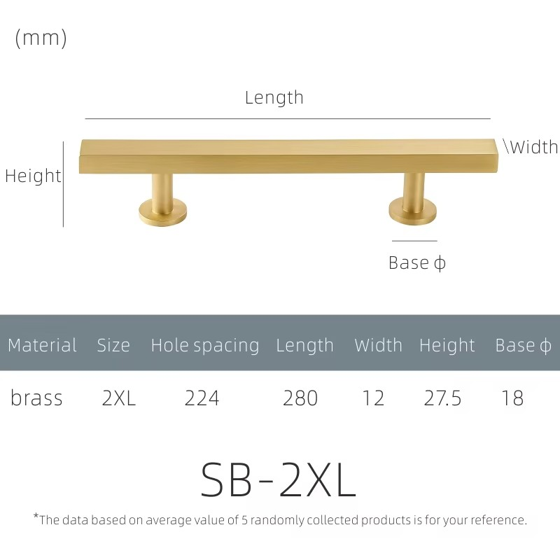 Dooroom Brass Furniture Long Handles Modern Nordic Wardrobe Dresser Cupboard Cabinet Drawer Shoe Box Wine Bar Pulls Knobs DOOROOM