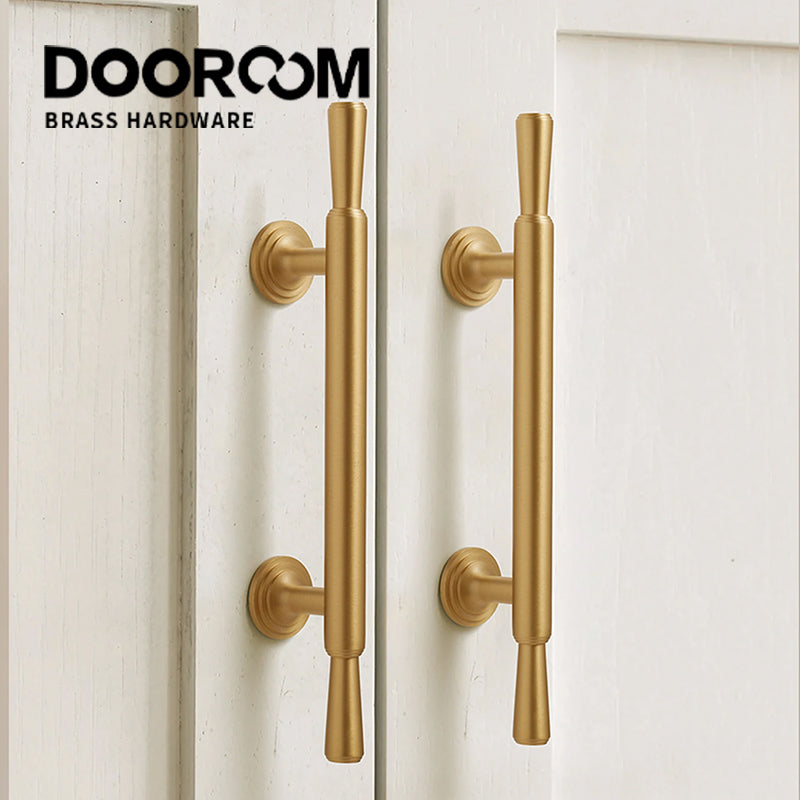 Dooroom Simple Brass Furniture Handles Home Handshake Dresser Cupboard Cabinet Drawer Kitchen Accessories Shoe Box Pulls DOOROOM
