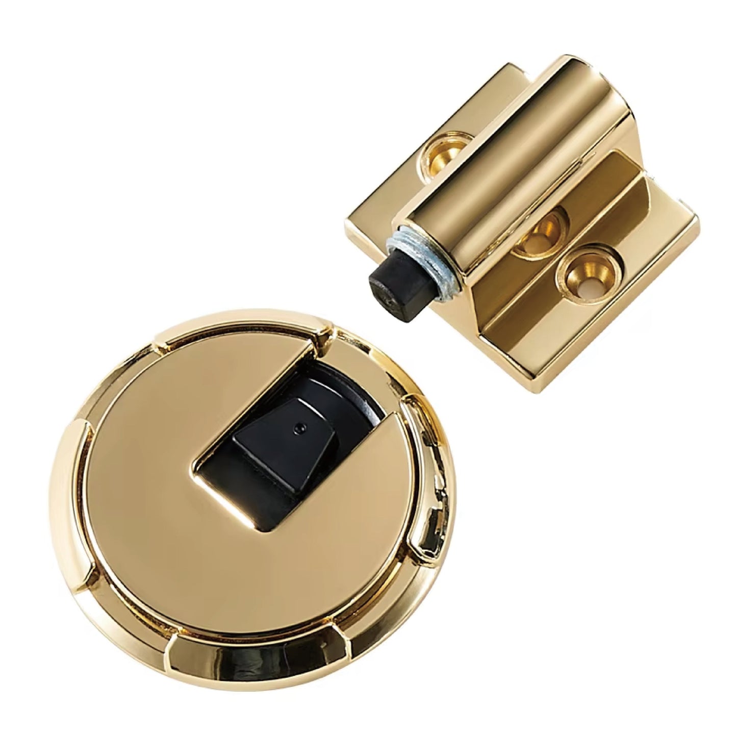 Dooroom Zinc Alloy Door Stops Heavy Duty Invisiable Punch Free Door Holder Non-Magnetic Door Stopper Catch DOOROOM