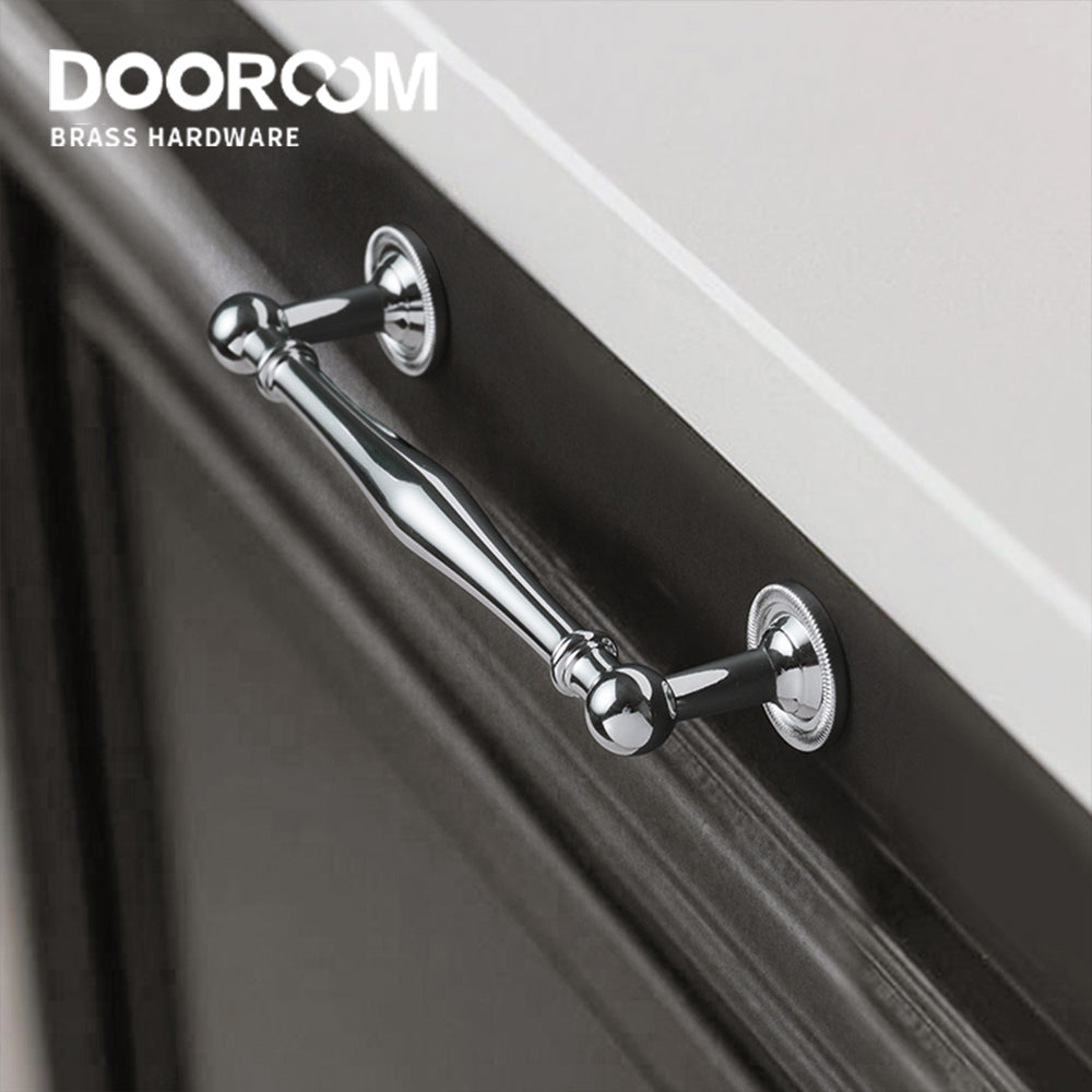 Dooroom Brass Furniture Handles Antique Brass Retro Style Cupboard Wardrobe Dresser Shoe Box Drawer Cabinet Pulls DOOROOM