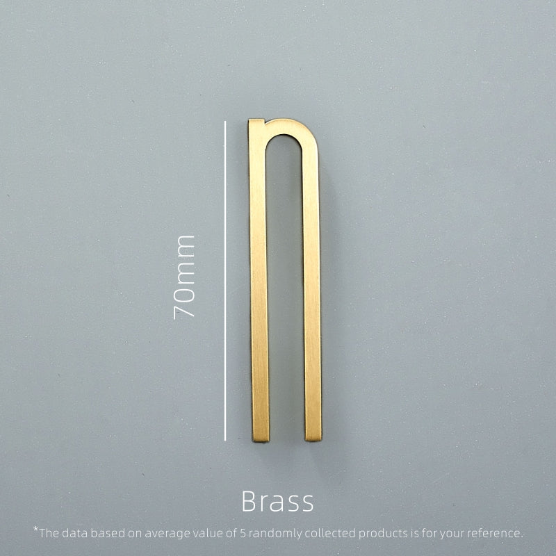 Dooroom Brass Letters A-Z For Company Names Door Plates Decorative Wall Letters Personalized Symbols Address DOOROOM