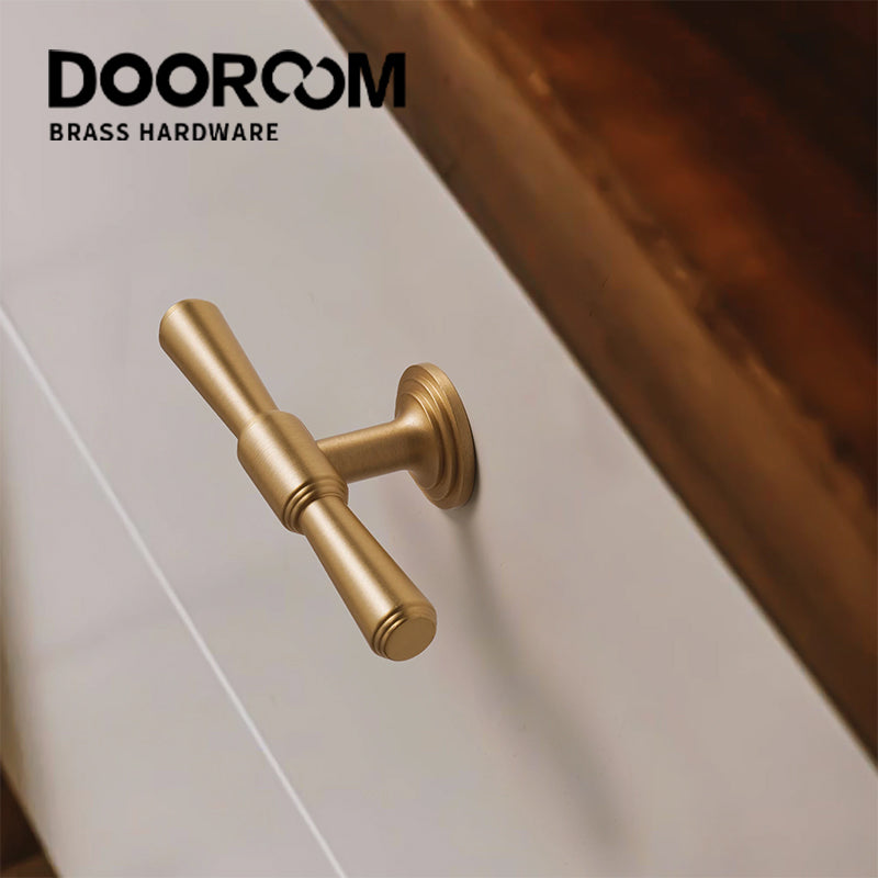 Dooroom Simple Brass Furniture Handles Home Handshake Dresser Cupboard Cabinet Drawer Kitchen Accessories Shoe Box Pulls DOOROOM
