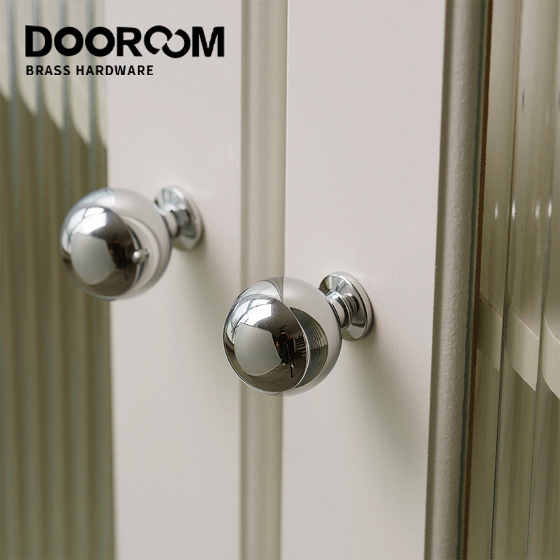 Dooroom Brass rotundity Furniture Handles Modern Simplicity Wardrobe Dresser Cupboard Cabinet Door Drawer Shoe Box handle DOOROOM