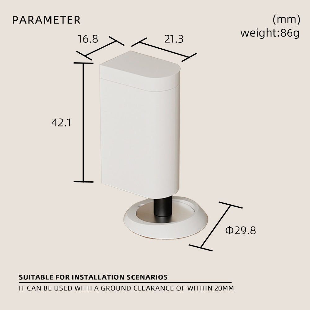 Dooroom New Magnetic Door Stopper Silent crash-proof windproof Invisible Door suction perforation-free Home Door Stops DOOROOM