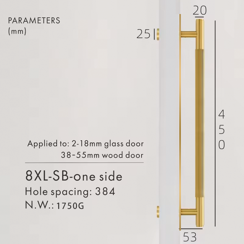 Dooroom Brass Straight Grain With Base PlateDoor Handles Double Door Wood Door Shower Room Black Antique Brass Pulls DOOROOM