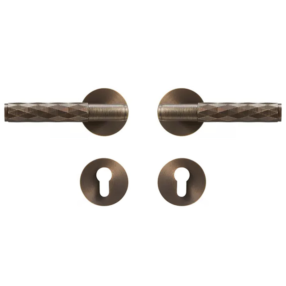 Dooroom Brass Silent Split Door Lock Bedroom Interior Anti-theft Mechanical Lock Security Mute Bathroom Door Handle Locks DOOROOM