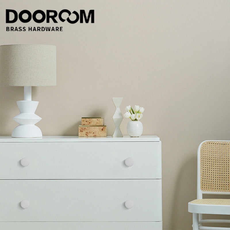 Dooroom Brass Marble Crystal Stone Furniture Handles White Green Long Round Pulls Cupboard Wardrobe Dresser Drawer Cabinet Knobs DOOROOM