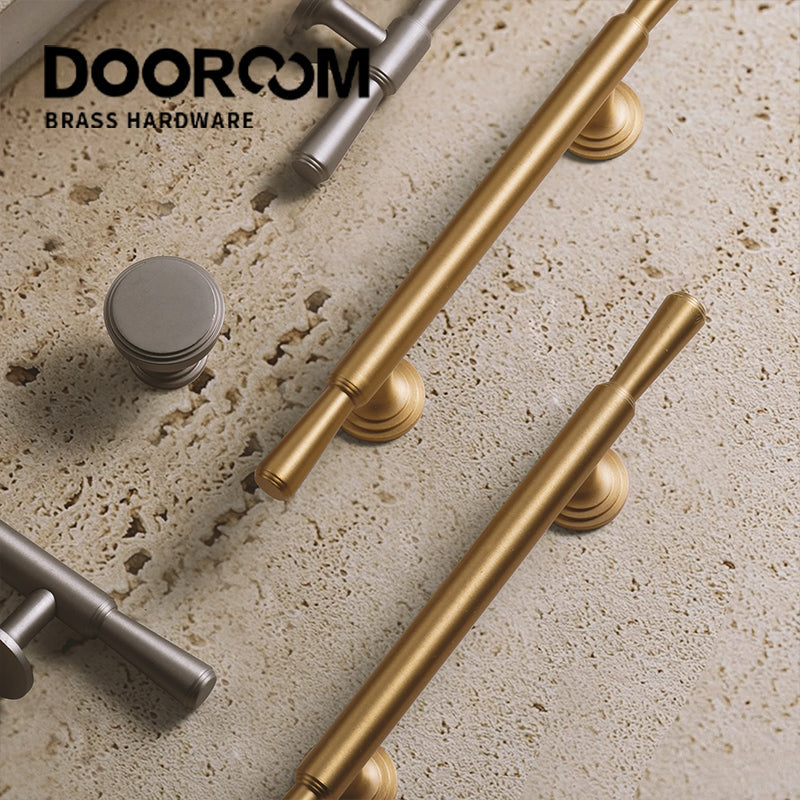 Dooroom Simple Brass Furniture Handles Home Handshake Dresser Cupboard Cabinet Drawer Kitchen Accessories Shoe Box Pulls DOOROOM