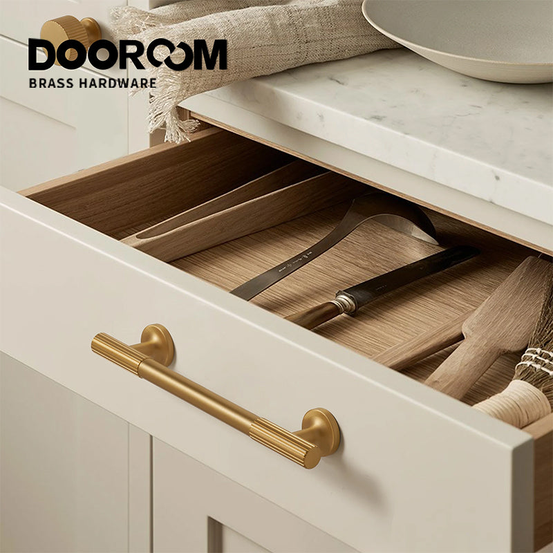 Dooroom Brass Linear Furniture Handles Antique Brass Matt Nickel Silver Cupboard Wardrobe Dresser Shoe Box Drawer Cabinet Pulls DOOROOM