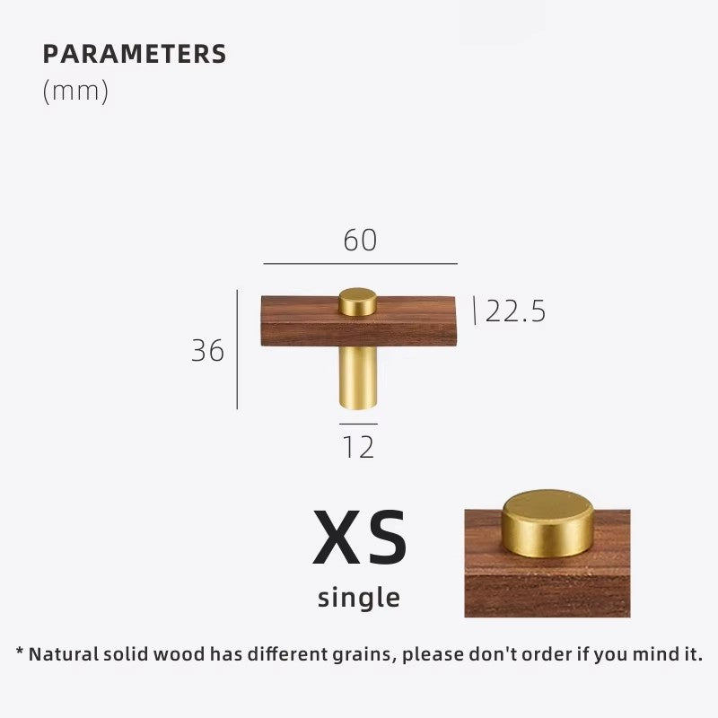 Dooroom Walnut Brass Furniture Handles Long Modern Pulls Cupboard Wardrobe Dresser Shoe Box Wine Bar Drawer Cabinet Knobs DOOROOM