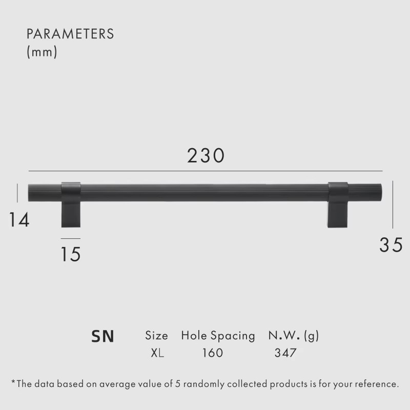 Dooroom Brass Furniture Handles Modern Striped Cupboard Wardrobe Dresser Shoe Box Drawer Cabinet Knobs T-Bar DOOROOM