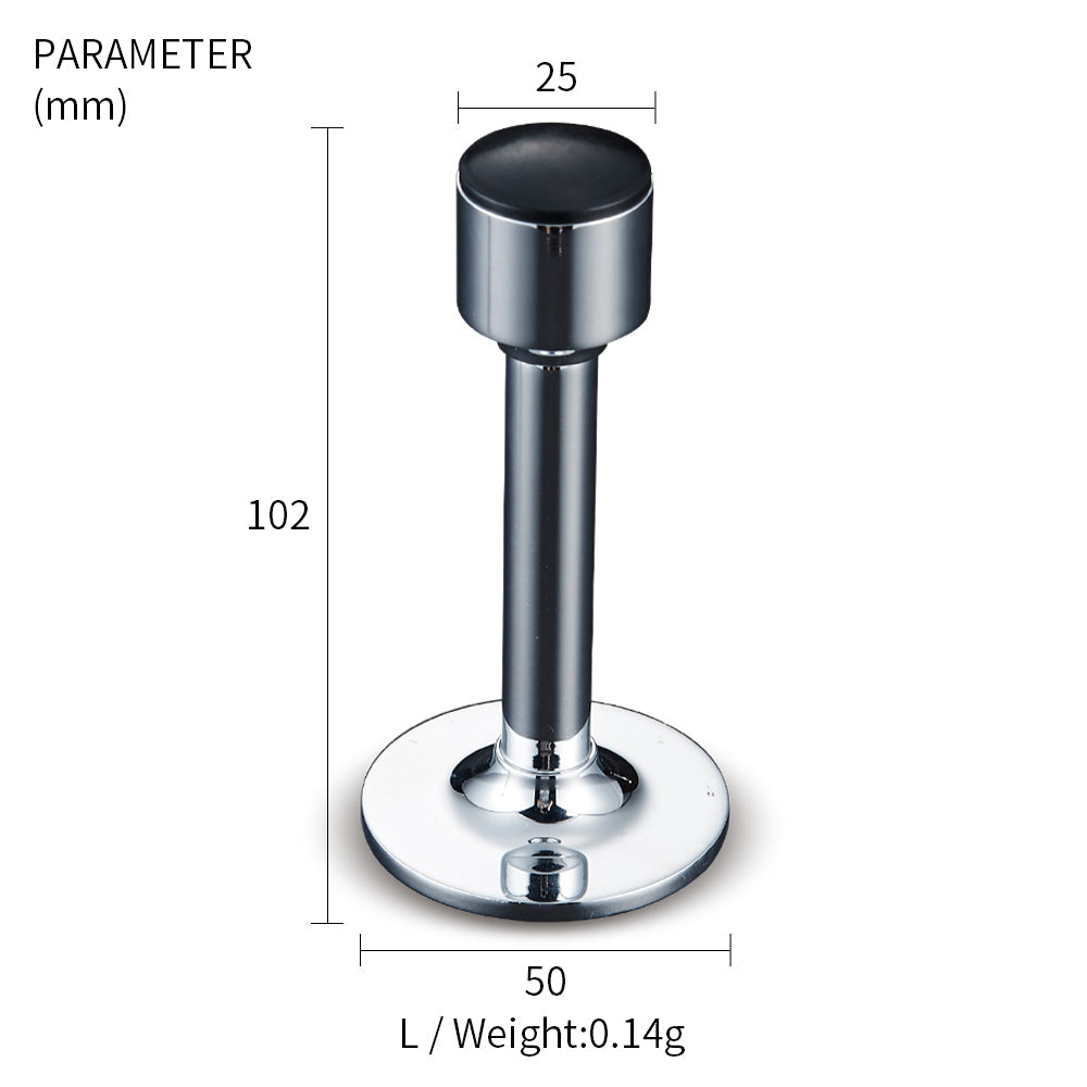 Dooroom Brass Door Stops Hole Free Bathroom Door Stopper Heavy Duty Floor Wall Mount Bumper Non-magnetic Door Holder Catch DOOROOM