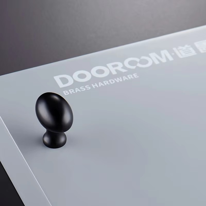 Dooroom Brass Egg Furniture Handles Wardrobe Dresser Cupboard Cabinet Door Drawer Shoe Box Pulls Pastoral Mediterranean Knobs DOOROOM