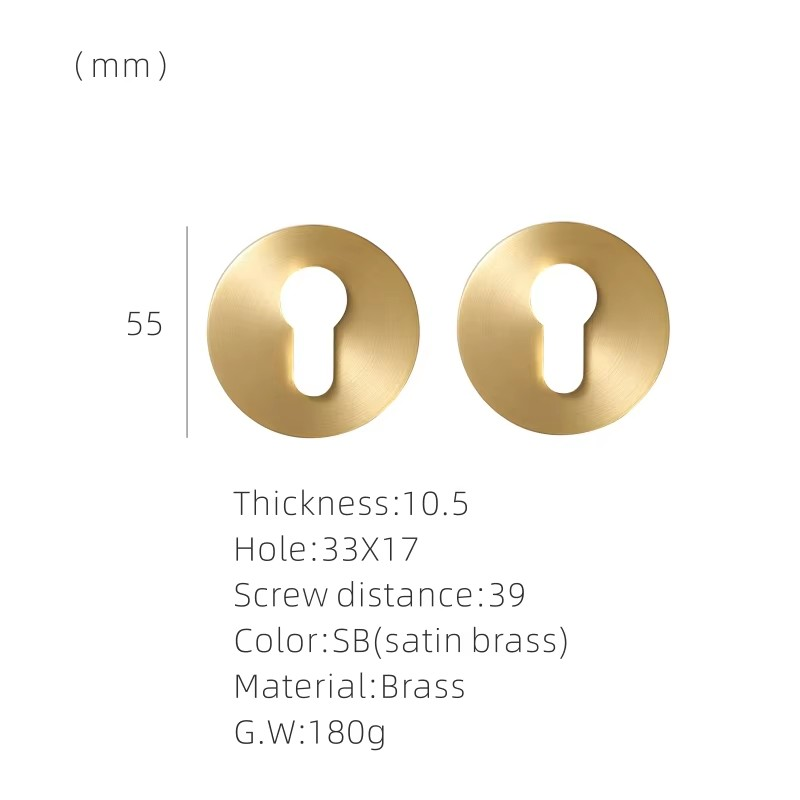 Dooroom Brass Knurled Door Lock Set Modern Interior Bedroom Bathroom Double Wood Door Lever Set Dummy Knob Privacy Passage Locks DOOROOM