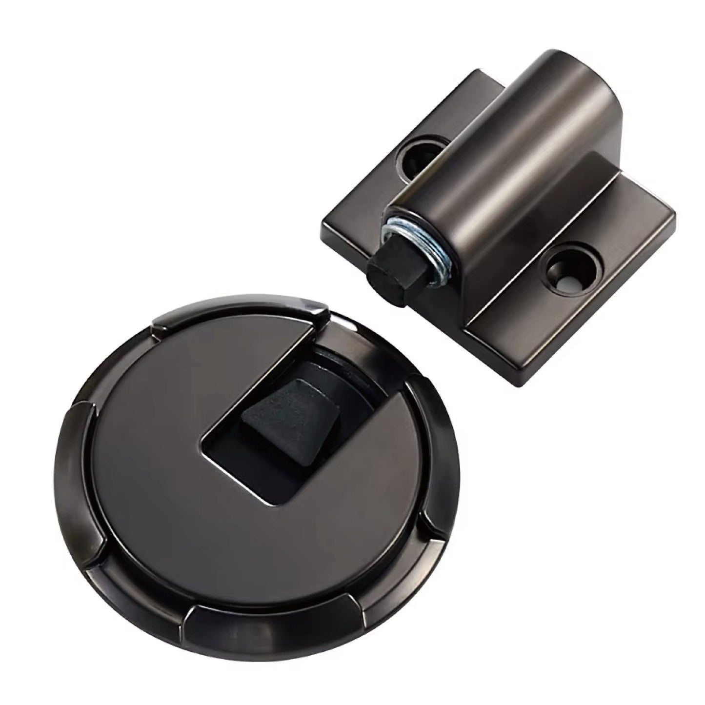 Dooroom Zinc Alloy Door Stops Heavy Duty Invisiable Punch Free Door Holder Non-Magnetic Door Stopper Catch DOOROOM
