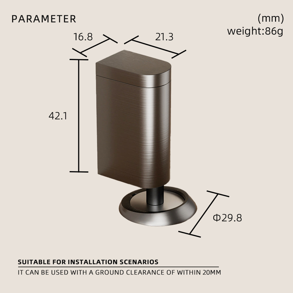 Dooroom New Magnetic Door Stopper Silent crash-proof windproof Invisible Door suction perforation-free Home Door Stops DOOROOM