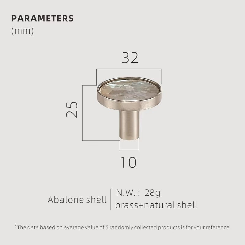 Dooroom Brass Furniture Handles Colorful Shell Matt Brushed Nickel Silver Hooks Wardrobe Dresser Cupboard Cabinet Drawer Knobs DOOROOM