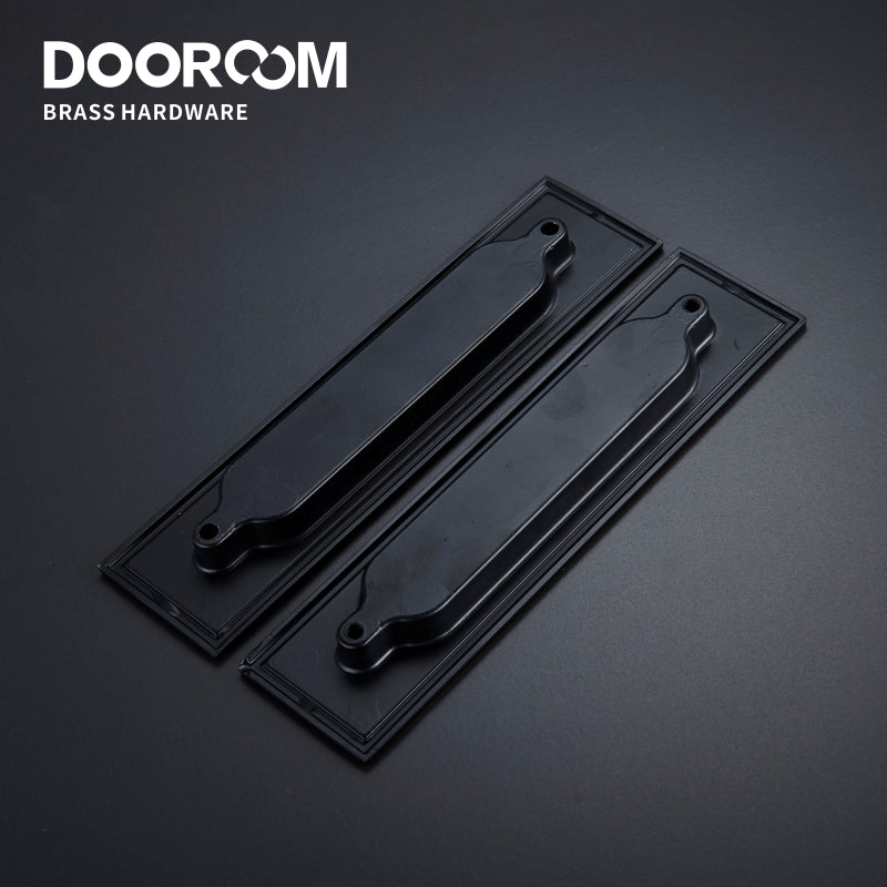 Dooroom Brass Sliding Door Handles Modern American Push Pull Hidden Pulls Interior Living Room Bathroom Balcony Kichen Keyless DOOROOM
