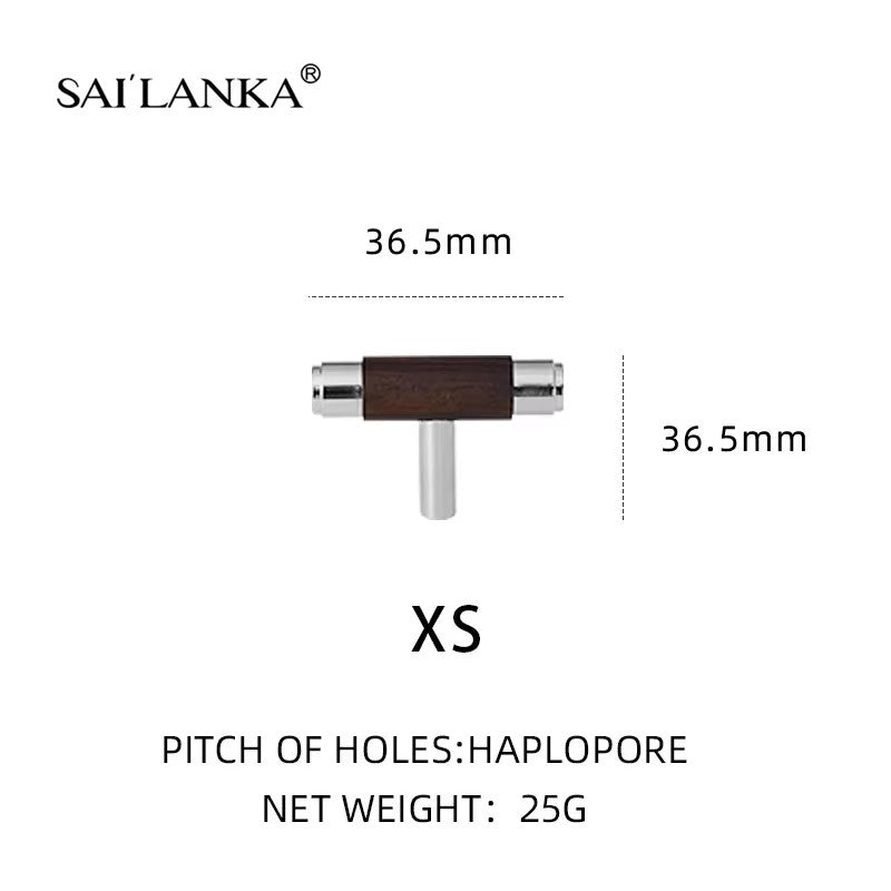 Dooroom Brass Furniture Handles Wood Wardrobe Cupboard T-bar Drawer Knob Kitchen Cabinet Drawer Gabinete Pull Modern Hardware DOOROOM