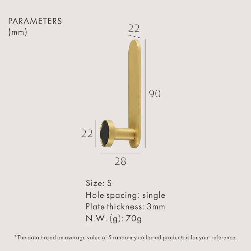 Dooroom Brass Real Leather Cabinet Handles Cupboard Door Pulls Bearing Hooks Bathroom Indoor Kitchen Hallway Wall Clothes Hook DOOROOM