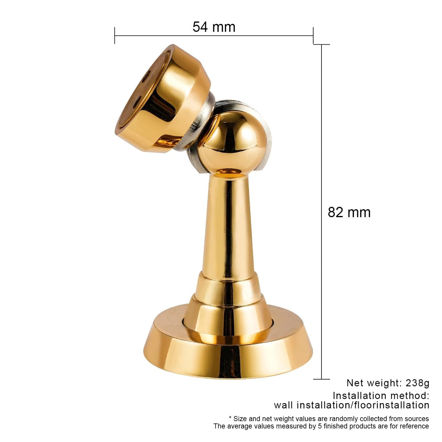 Dooroom Brass Furniture Door Suction DOOROOM