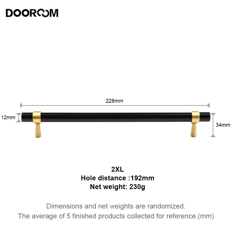 Dooroom Minimalist Furniture Handles Brass Black Walnut Original Nordic Cupboard Wardrobe Dresser Shoe Box Drawer Cabinet Knobs DOOROOM