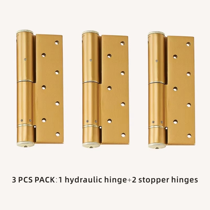 Dooroom Invisible Hydraulic Door Hinges Automatic Door Closing Buffer Damping Hidden Spring Door Hinges DOOROOM