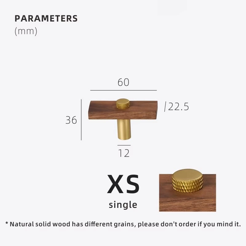 Dooroom Walnut Brass Furniture Handles Long Modern Pulls Cupboard Wardrobe Dresser Shoe Box Wine Bar Drawer Cabinet Knobs DOOROOM