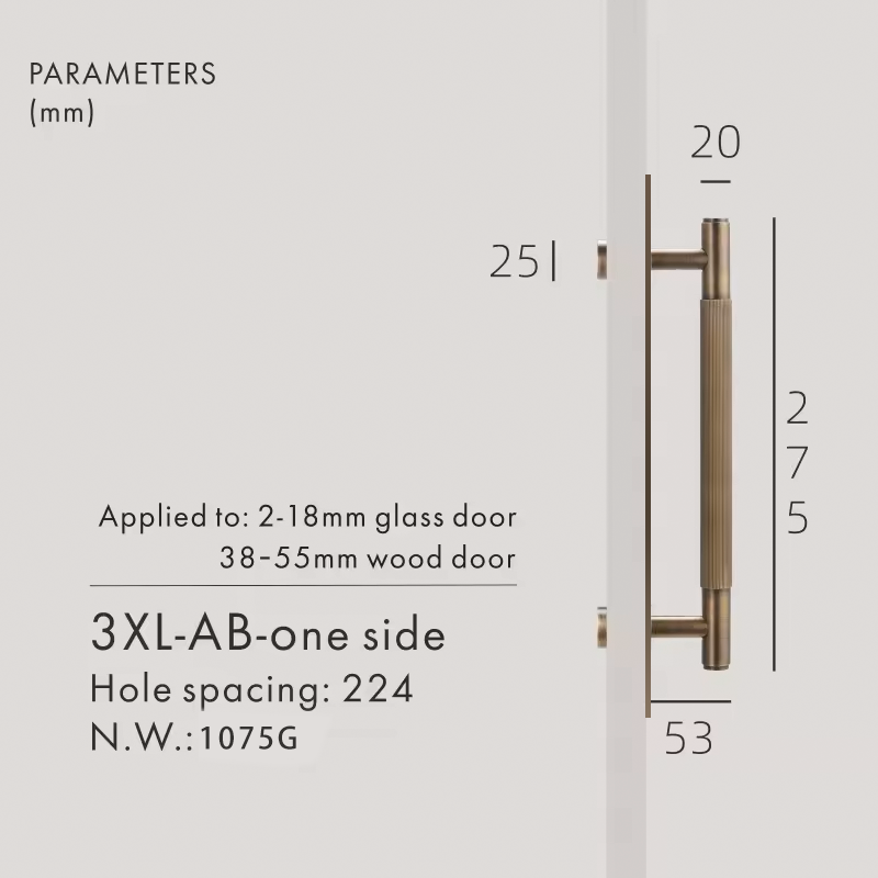 Dooroom Brass Straight Grain With Base PlateDoor Handles Double Door Wood Door Shower Room Black Antique Brass Pulls DOOROOM