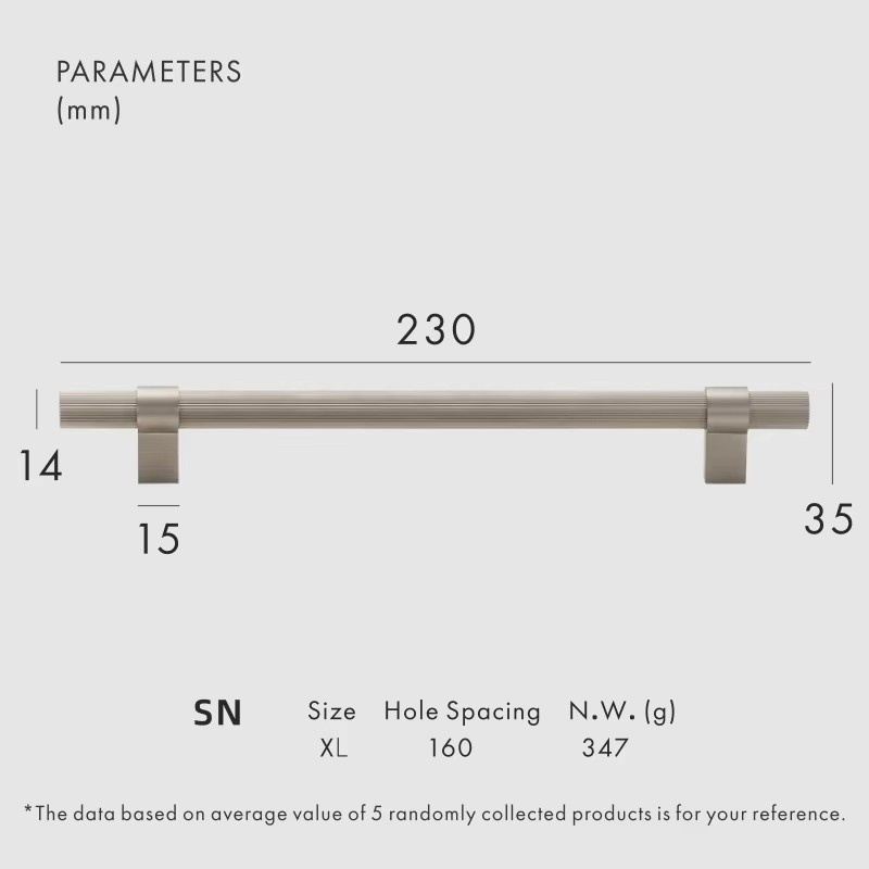 Dooroom Brass Furniture Handles Modern Striped Cupboard Wardrobe Dresser Shoe Box Drawer Cabinet Knobs T-Bar DOOROOM