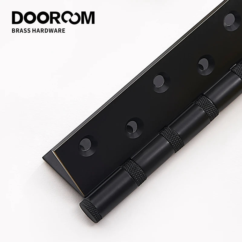 Dooroom Brass Knurled Door Hinges Free Slot Smoothly Thickening Mute Door Hinges 4 Inch 5 Inch DOOROOM