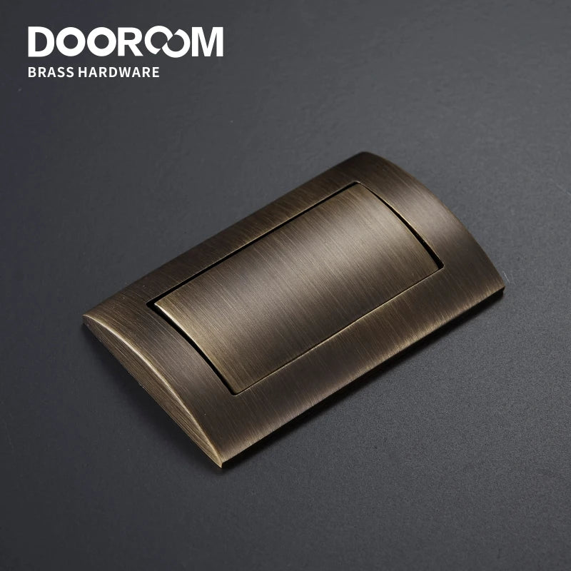 Dooroom Brass Handles Wardrobe Dresser Cupboard Cabinet Door Drawer Shoe Box Furniture Kitchen Knobs Black Bronze Gold Pulls DOOROOM