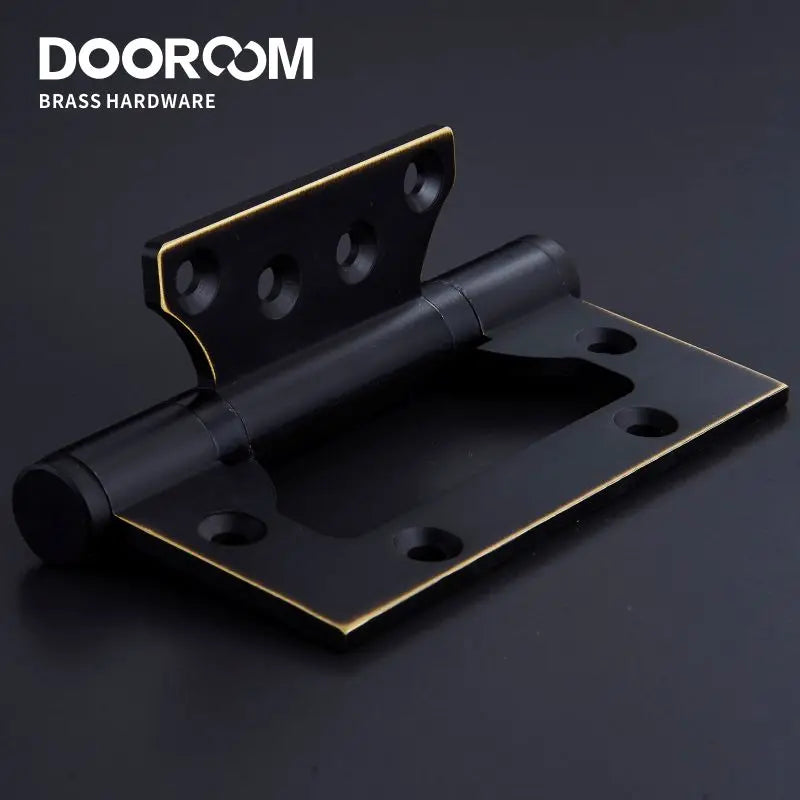 1Piece Dooroom Brass Door Hinges Free Slot Smoothly Thickening Mute Child Hinges 4 Inch DOOROOM
