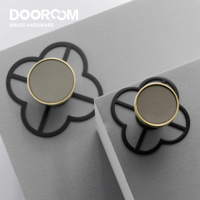Dooroom Brass Furniture Handle Hook Gasket Rural Style Personalized Decoration Washer DOOROOM
