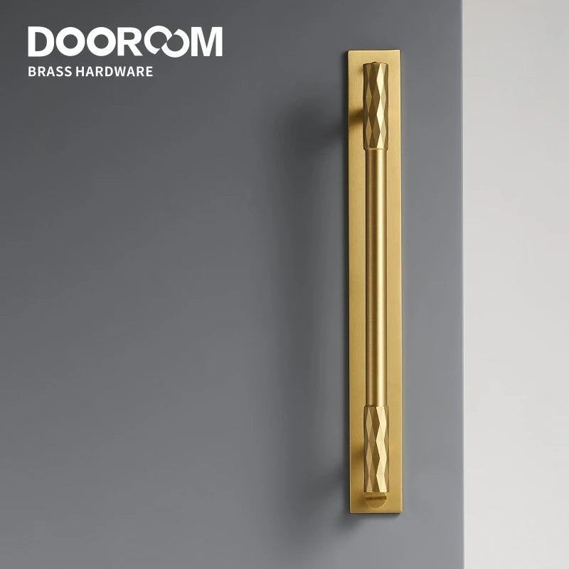 Dooroom Brass Furniture Handles Modern Hammered Black Gold Cupboard Wardrobe Dresser Shoe Box Drawer Cabinet Knobs Pulls DOOROOM