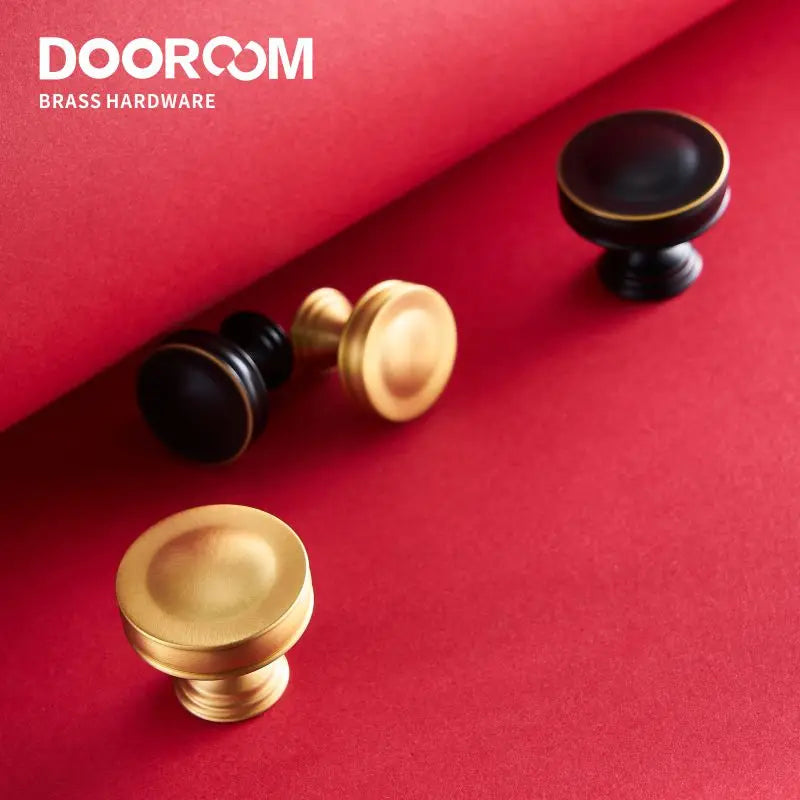 Dooroom Brass Furniture Handles Gold Black Nordic Pulls Cupboard Wardrobe Dresser Shoe Box Wine Bar Drawer Cabinet Knobs DOOROOM