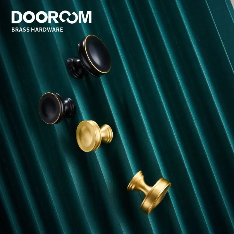 Dooroom Brass Furniture Handles Gold Black Nordic Pulls Cupboard Wardrobe Dresser Shoe Box Wine Bar Drawer Cabinet Knobs DOOROOM