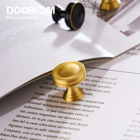 Dooroom Brass Furniture Handles Gold Black Nordic Pulls Cupboard Wardrobe Dresser Shoe Box Wine Bar Drawer Cabinet Knobs DOOROOM