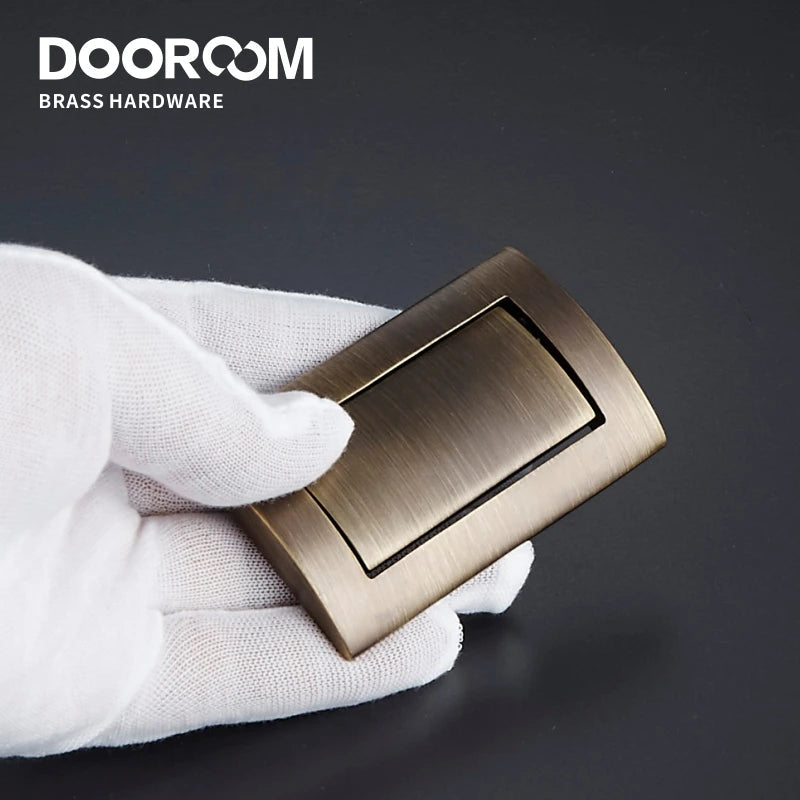 Dooroom Brass Handles Wardrobe Dresser Cupboard Cabinet Door Drawer Shoe Box Furniture Kitchen Knobs Black Bronze Gold Pulls DOOROOM