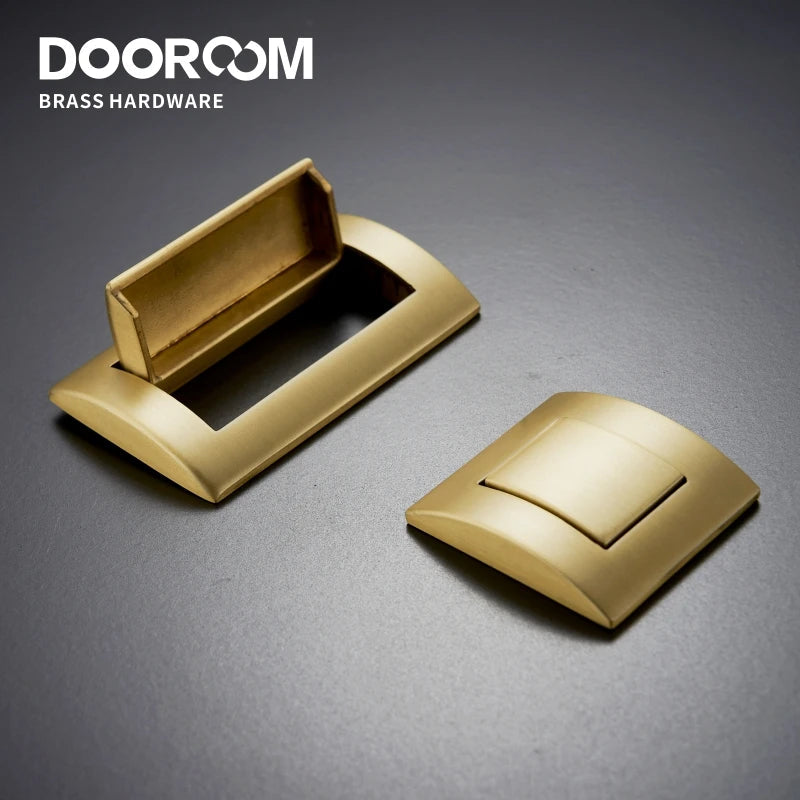 Dooroom Brass Handles Wardrobe Dresser Cupboard Cabinet Door Drawer Shoe Box Furniture Kitchen Knobs Black Bronze Gold Pulls DOOROOM