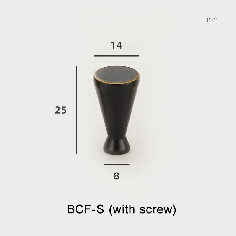 Dooroom Solid Brass Handle Knobs Simple Wardrobe Cabinet Round Drawer Knob Porcelain Bling Single Hole Handle DOOROOM