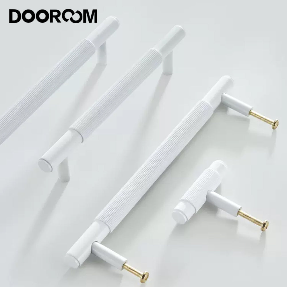 Dooroom Brass Stripe Furniture Handles Modern Brass Grey Wardrobe Dresser Cupboard Cabinet Drawer Shoe Box Wine Bar Pulls Knobs DOOROOM