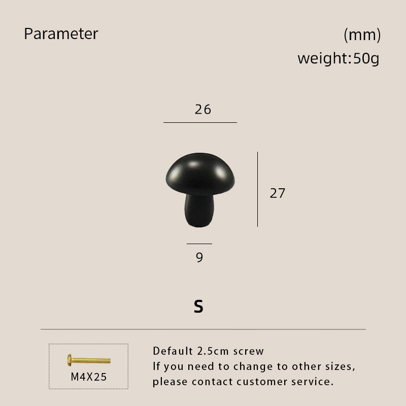 Dooroom  Solid Brass Smooth Round Cabinet Knobs Drawer Handles Wardrobe Elegant Touch Comfortable Feel Pull DOOROOM