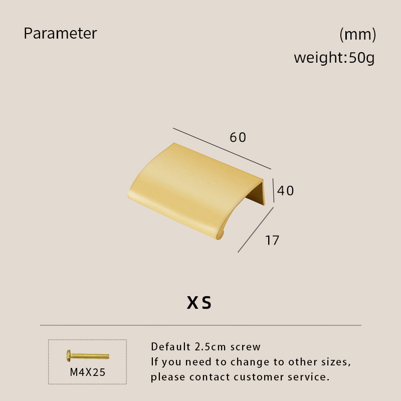 Dooroom Brass Furniture Hidde Handles Long Concealed Pulls Wardrobe Dresser Cupboard Cabinet Drawer Knobs DOOROOM