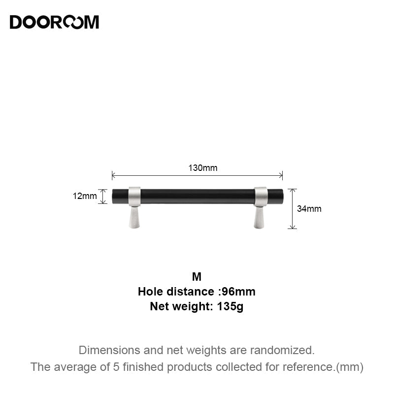 Dooroom Minimalist Furniture Handles Brass Black Walnut Original Nordic Cupboard Wardrobe Dresser Shoe Box Drawer Cabinet Knobs DOOROOM