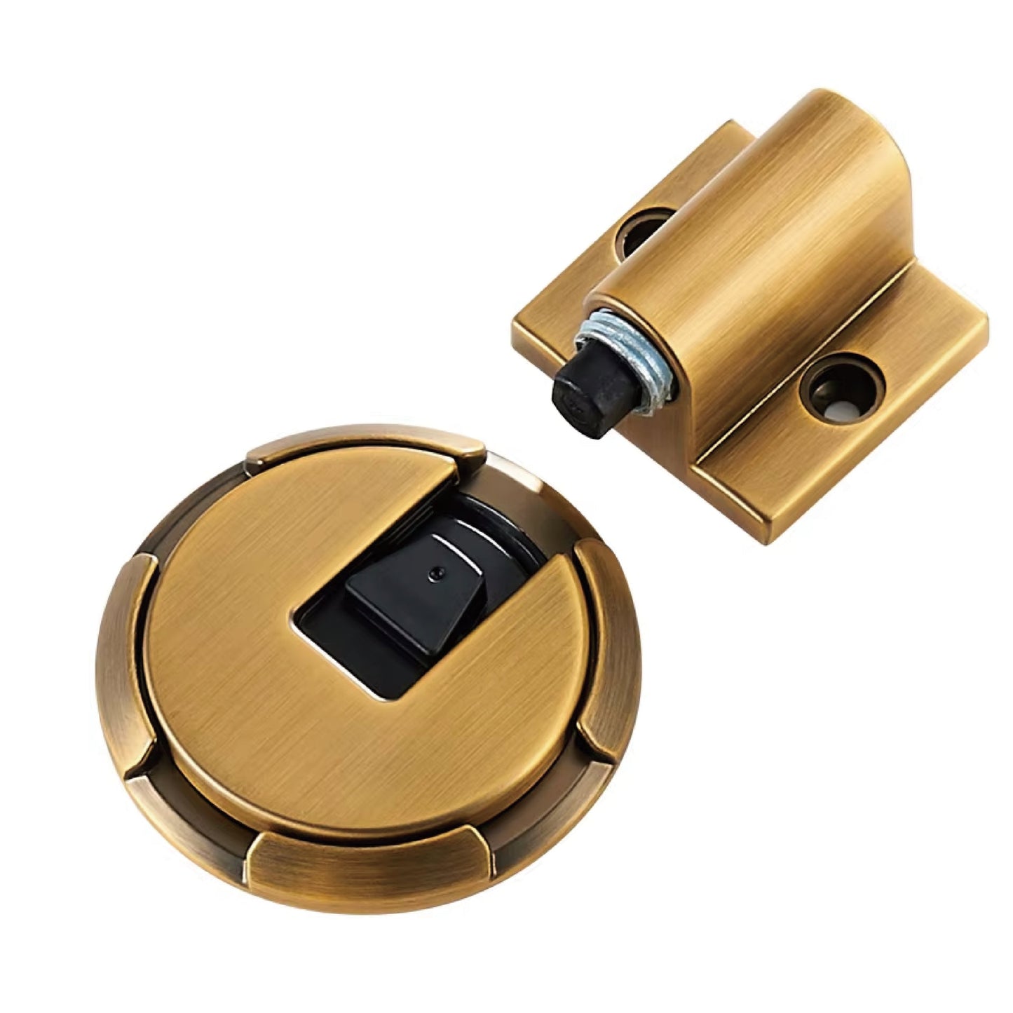 Dooroom Zinc Alloy Door Stops Heavy Duty Invisiable Punch Free Door Holder Non-Magnetic Door Stopper Catch DOOROOM
