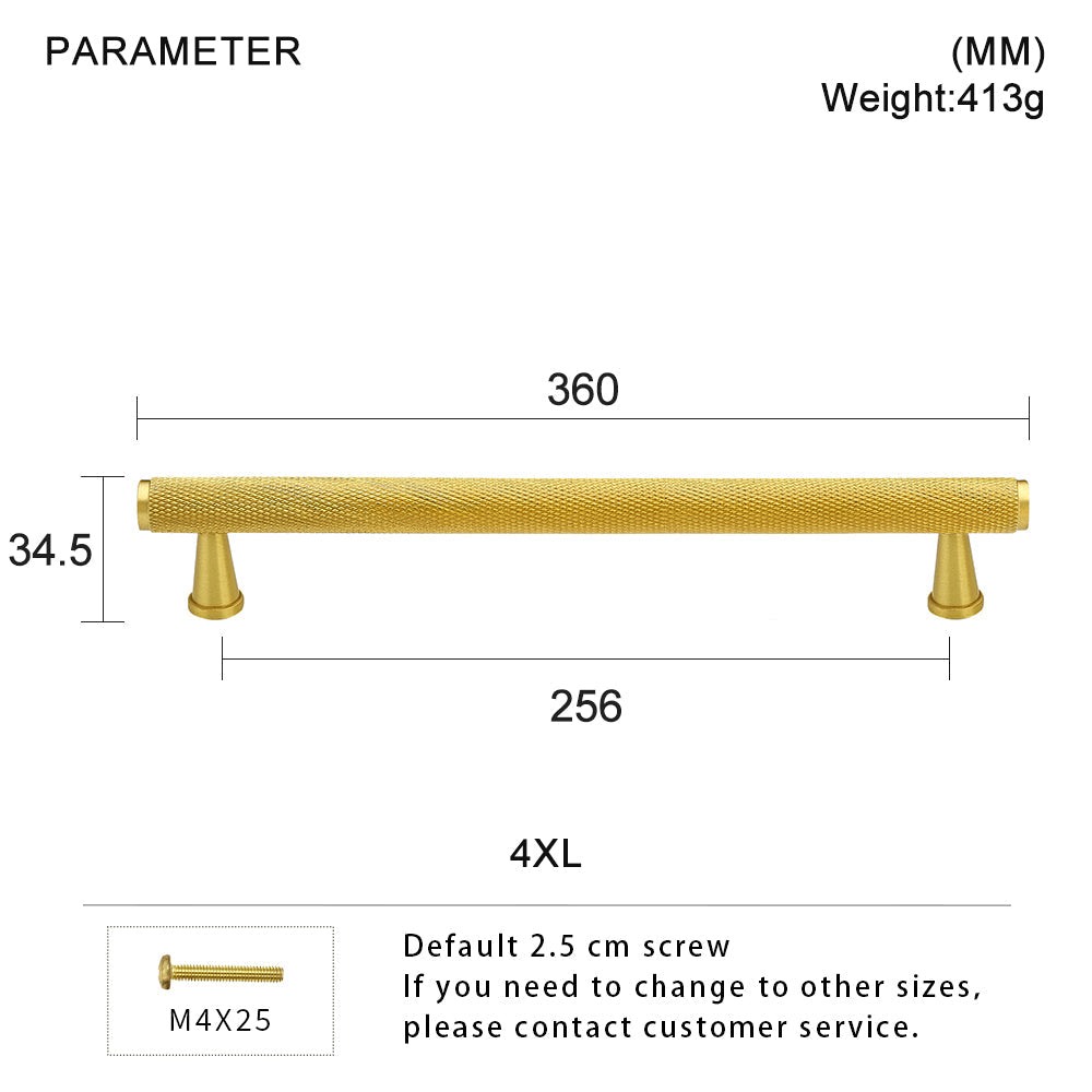 Dooroom Brass Knurled Devise Furniture Handles Gold Black Modern Wardrobe Cabinet Dresser Cupboard Drawer Pulls Knobs Bar DOOROOM