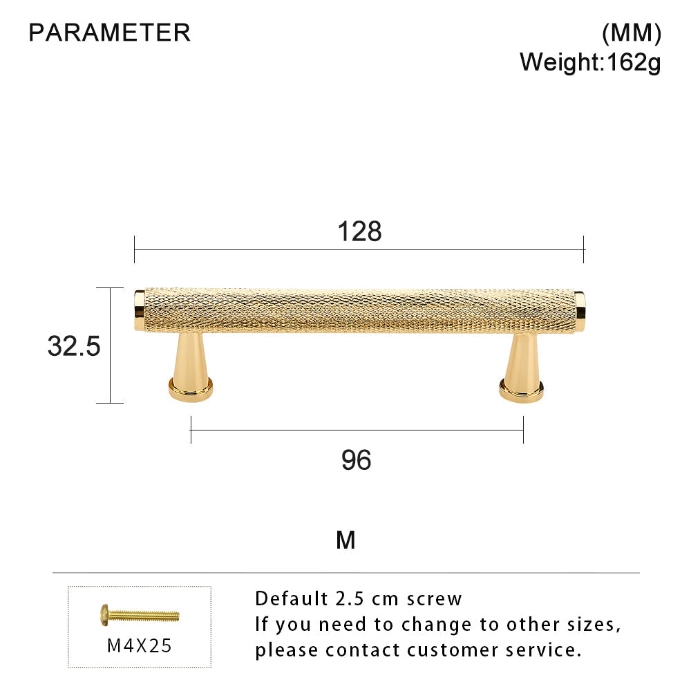 Dooroom Brass Knurled Devise Furniture Handles Gold Black Modern Wardrobe Cabinet Dresser Cupboard Drawer Pulls Knobs Bar DOOROOM