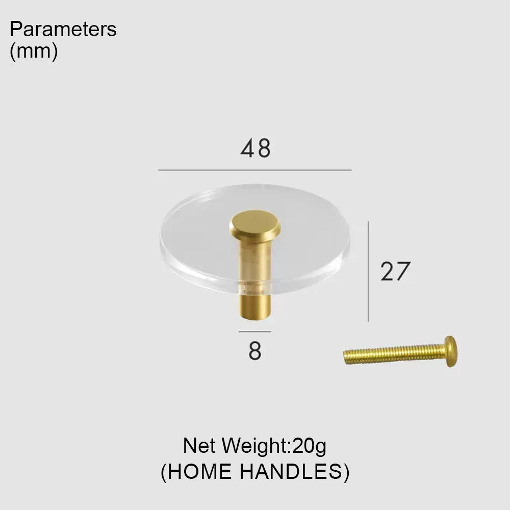 Dooroom Brass Acrylic Furniture Handles Wardrobe Dresser Cupboard Cabinet Drawer Shoe Box Knobs Clothes Hangers Wall Hooks DOOROOM