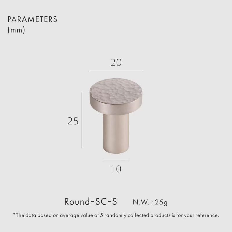 Dooroom Brass Furniture Handles Hammered Bright Satin Chrome Round Hexagon Cupboard Wardrobe Dresser Drawer Cabinet Knobs DOOROOM